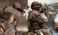 Comparan Call of Duty 4 de Wii con el original