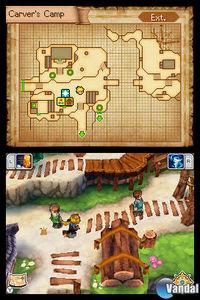 Pantalla Golden Sun: Oscuro Amanecer