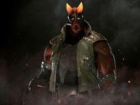 Injustice 2 presents accessories for Hellboy