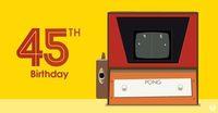PONG cumple 45 años y Atari lo celebra