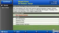 Pantalla Football Manager 2010