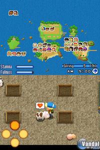 Pantalla Harvest Moon: Islas del Sol