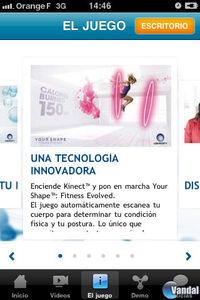 Pantalla Your Shape - Fitness Evolved