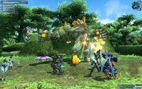 El editor de personajes y combates en nuevas im�genes de Phantasy Star Online 2