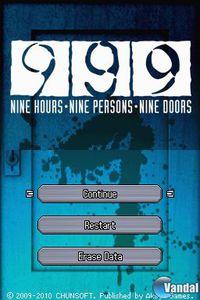 Imagen 26 de 999: Nine Hours, Nine Persons, Nine Doors para Nintendo DS