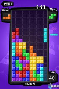 Pantalla Tetris