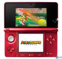 Mario prepara la raqueta en Nintendo 3DS