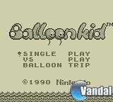Pantalla Balloon Kid CV