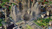 Los desastres se muestran en Sim City