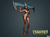 Neith se luce en una ilustraci�n de Smite