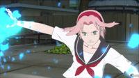Sakura colegiala se une a los trajes descargables de Naruto Shippuden: UNS 3