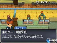 Level 5 muestra im�genes comparativas de Inazuma Eleven Compilation
