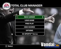 Pantalla Total Club Manager 2004