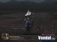Pantalla Samurai Warriors
