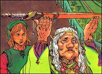 Se muestran las ilustraciones originales de The Legend of Zelda