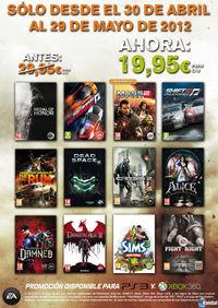 Numerosos lanzamientos de Electronic Arts rebajan su precio por tiempo limitado