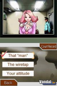 Imagen 5 de Phoenix Wright : Ace Attorney para Nintendo DS
