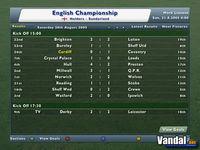 Pantalla Football Manager 2006