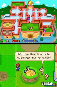 Pantalla Mario & Luigi: Partners in Time