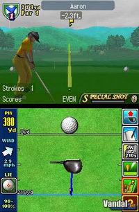 Pantalla Nintendo Touch Golf: Birdie Challenge