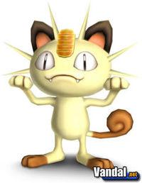 Disfruta de la riqueza de Meowth en Smash Bros. Brawl