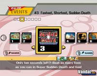 Descubre los eventos para dos jugadores en Super Smash Bros. Brawl