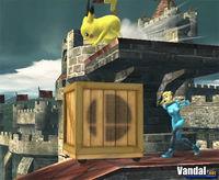 Las cajas y barriles en Super Smash Bros. Brawl