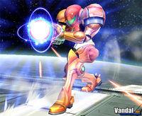 Samus Aran prepara su arma para Super Smash Bros. Brawl