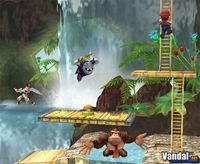 La escalada no es un juego en Super Smash Bros. Brawl.