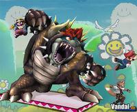 Desata la furia de Giga Bowser en Super Smash Bros. Brawl