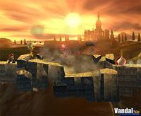 Combate en el Gran Puente de Eldin en Super Smash Bros. Brawl