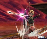 Usa todo el arsenal de Link en Super Smash Bros. Brawl