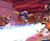Combate en la nave Hal Abarda en Super Smash Bros. Brawl