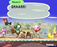 Sobrevive a las broncas de Rese T. en Smash Bros. Brawl