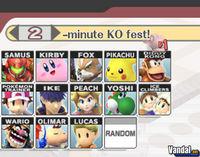 Nintendo muestra las opciones de combate de Super Smash Bros. Brawl