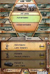 Nuevas im�genes y v�deo de Panzer Tactics DS