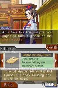 Imagen 20 de Phoenix Wright: Ace Attorney Justice For All para Nintendo DS