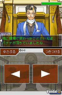 Pantalla Phoenix Wright: Ace Attorney Justice For All
