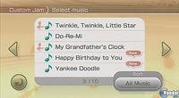 Pantalla Wii Music