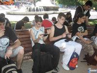 Los cazadores de monstruos toman la Plaza de Espa�a de Madrid