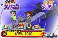 Pantalla Shin chan contra los mu�ecos de Shock Gahn