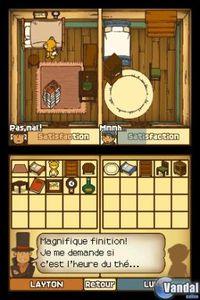 Pantalla Professor Layton y la Villa Misteriosa