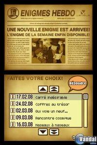 Imagen 5 de Professor Layton y la Villa Misteriosa para Nintendo DS