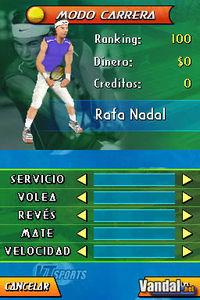 Pantalla Rafa Nadal Tennis
