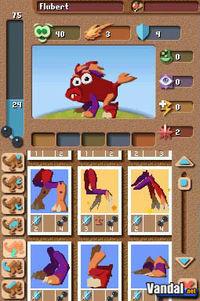 Pantalla Spore Creatures