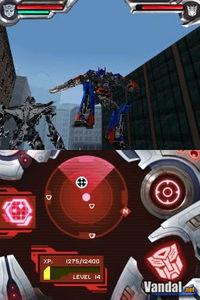 Pantalla Transformers: The Game Autobots & Decepticons