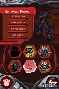 Imagen 6 de Transformers: The Game Autobots & Decepticons para Nintendo DS