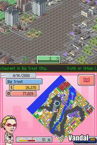 Pantalla Sim City DS