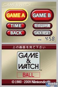 Primeras im�genes de las Game & Watch para DS