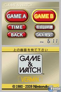 Primeras im�genes de las Game & Watch para DS